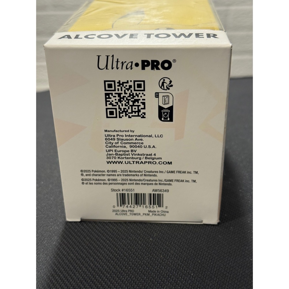Ultra PRO Pokemon Pikachu Alcove Tower Deck Box Premium Leatherette 16551 - Picture 4 of 4